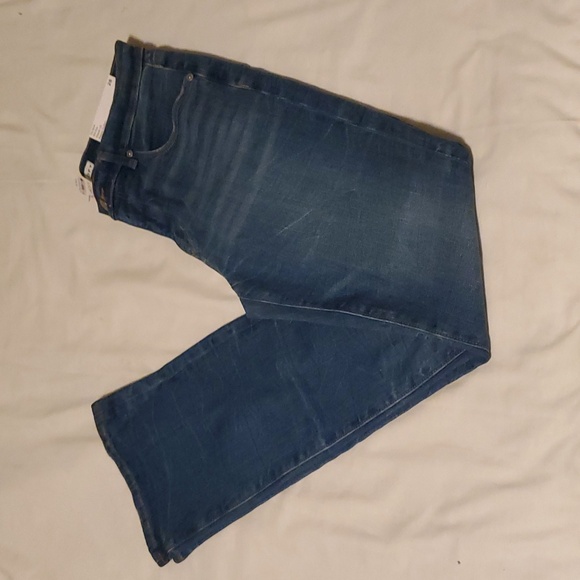 LOFT Mid Rise Boot Jeans in Vintage Dark Wash Size 28 - Picture 6 of 13